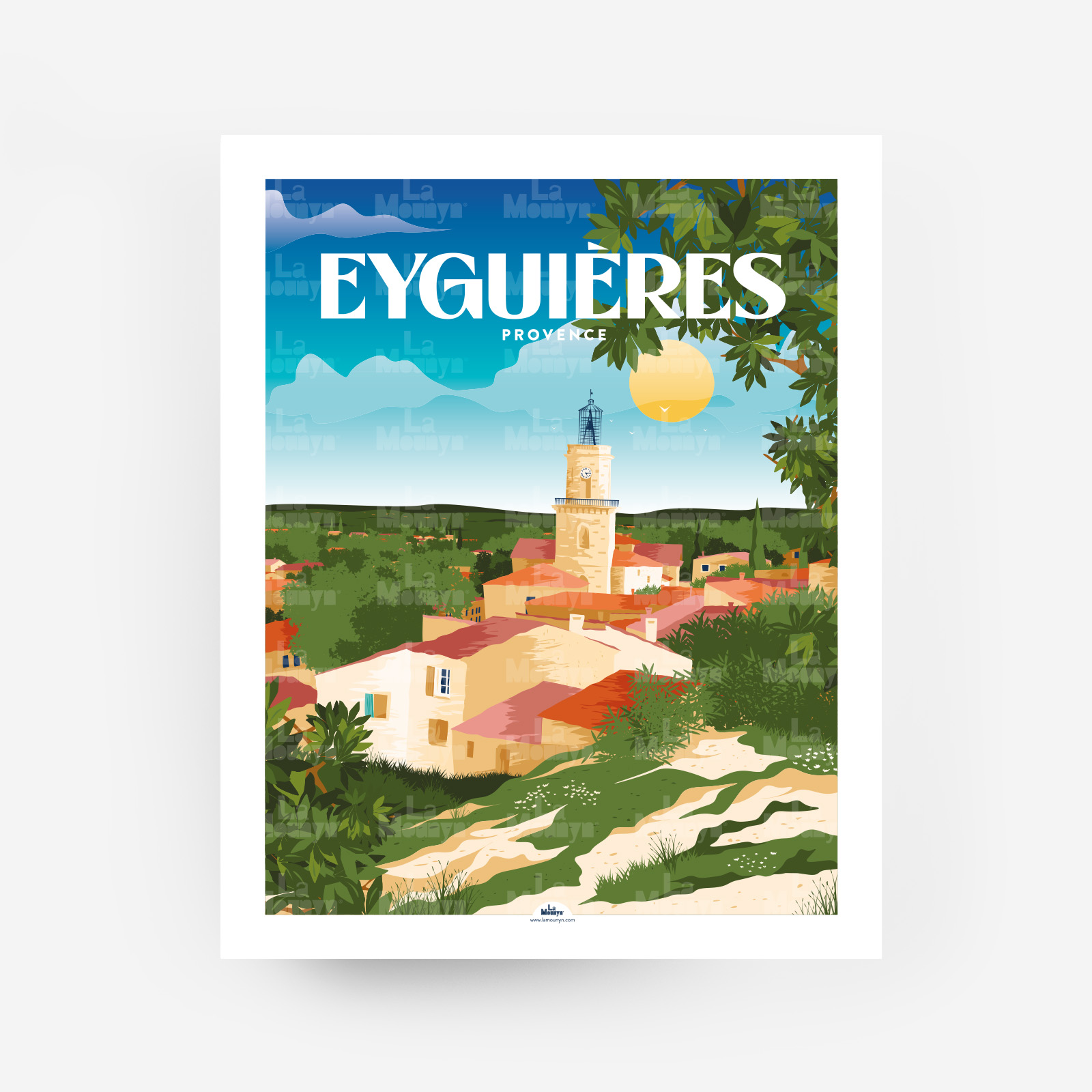 affiche-eyguières-village-lamounyn EYGUIERES – Image 1