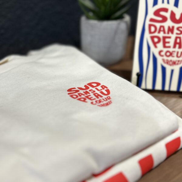 COEUR BRONZÉ BLUE | T-Shirt – Image 4